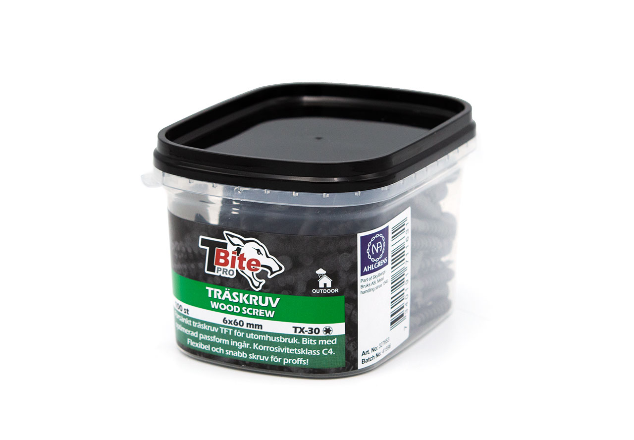 Träskruv C4 T-Bite PRO 6x90 mm